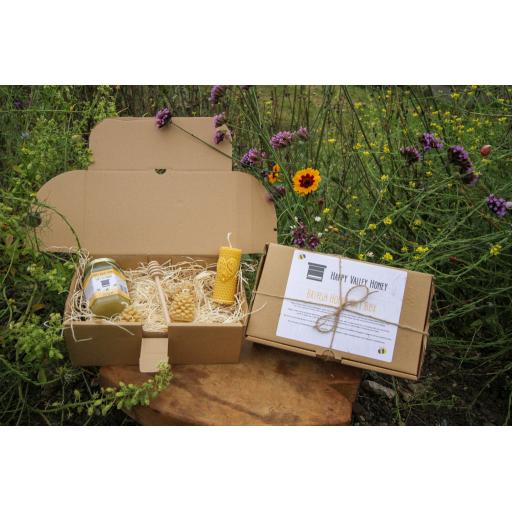 Honey and Candle Gift Box